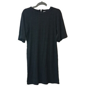 glamorous XS sheath dress raglan style gray knit